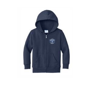 Toddler Core Fleece Full Zip Hooded Sweatshirt