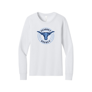 Youth BELLA CANVAS Jersey Long Sleeve Tee (White)