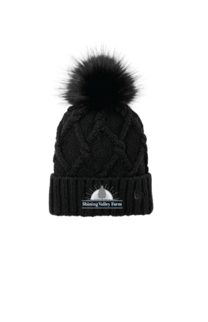 Faux Fur Pom Beanie